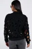 IONA CUTOUT DENIM BOMBER sold by AKIRA