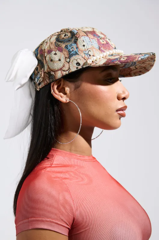 BEARY NICE BOW HAT sold by AKIRA