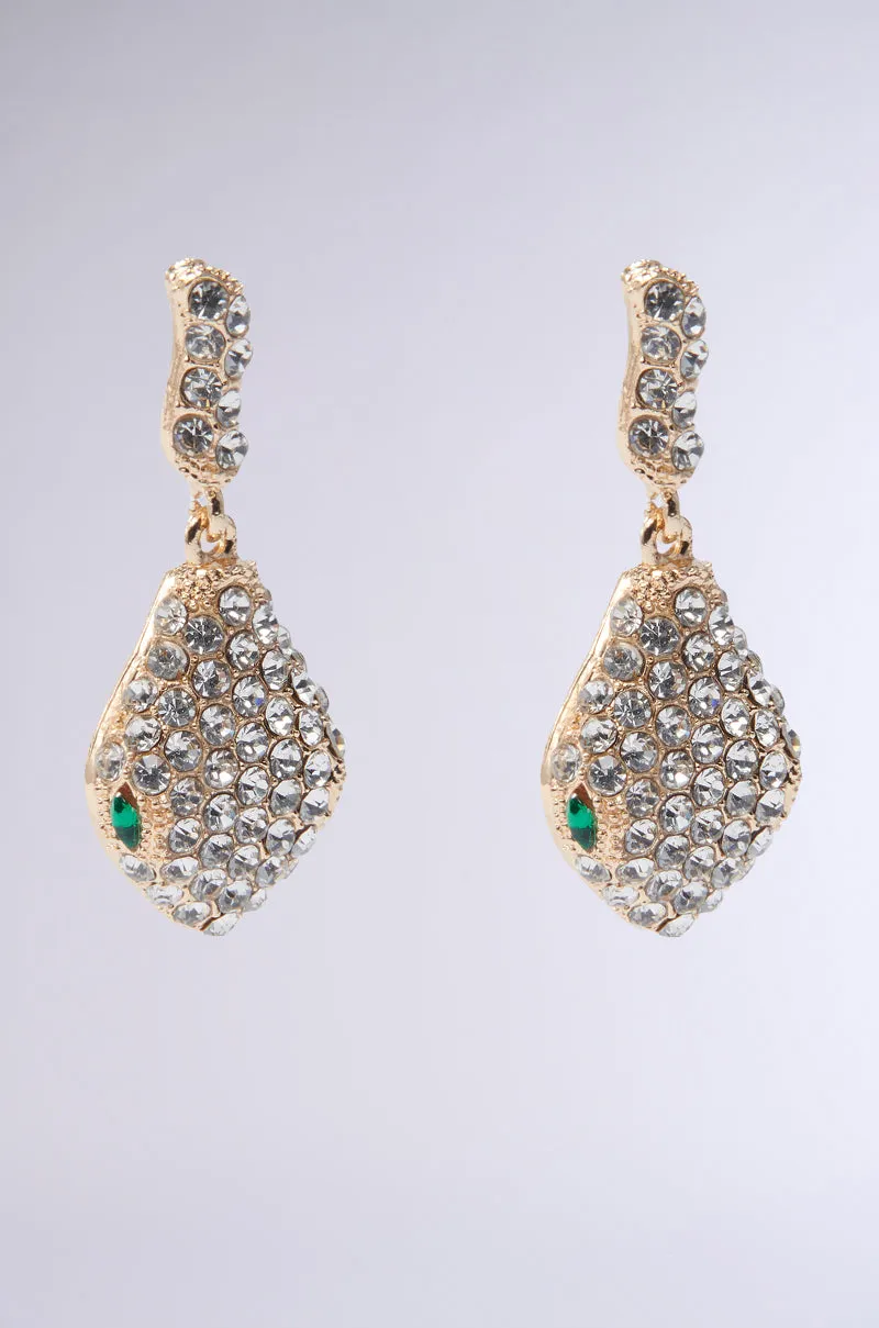 BITE ME LUXE SNAKE NECKLACE AND EARRINGS SET sold by AKIRA product image thumbnail 4