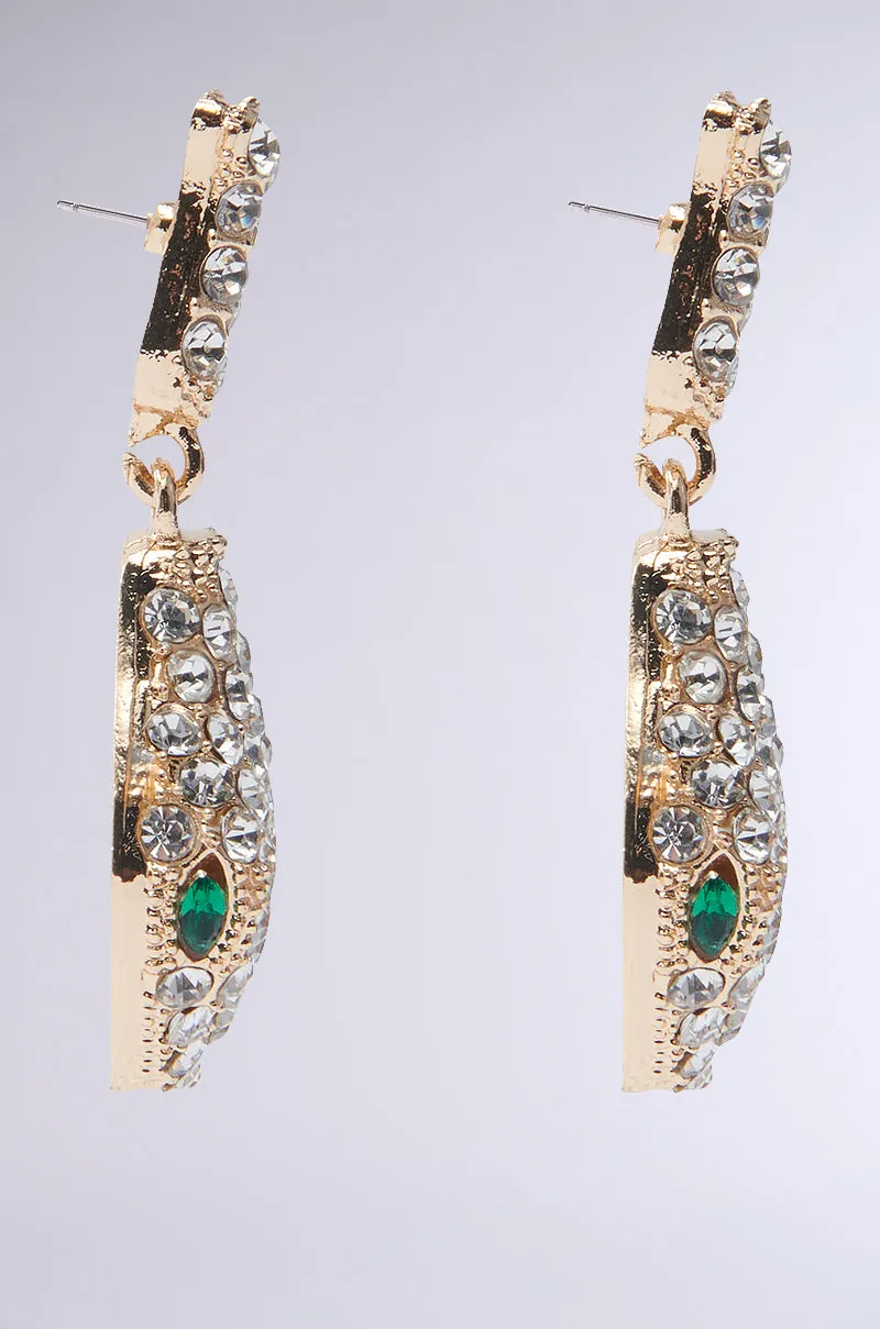 BITE ME LUXE SNAKE NECKLACE AND EARRINGS SET sold by AKIRA product image thumbnail 5