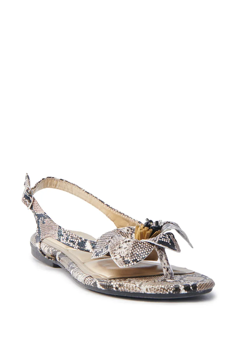 AKIRA BRUNA SNAKE SANDAL sold by AKIRA product image thumbnail 5