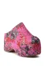 AZALEA WANG VESTA PINK MULTI BROCADE CLOG sold by AKIRA