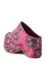 AZALEA WANG VESTA PINK MULTI BROCADE CLOG sold by AKIRA