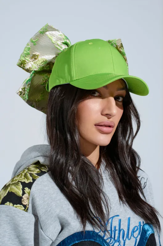 DIVINE DREAMS BROCADE BOW HAT sold by AKIRA