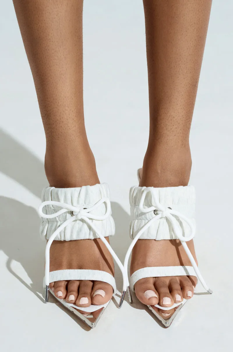 AZALEA WANG LUNETTE GREY SANDAL sold by AKIRA product image thumbnail 4