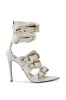 AZALEA WANG BUTTER CUPS WHITE BUCKLE STILETTO SANDAL sold by AKIRA