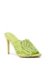 AZALEA WANG CERES LIME ROPE WITH RHINESTONE BEADS SANDAL sold by AKIRA