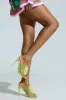 AZALEA WANG CERES LIME ROPE WITH RHINESTONE BEADS SANDAL sold by AKIRA