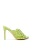 AZALEA WANG CERES LIME ROPE WITH RHINESTONE BEADS SANDAL sold by AKIRA