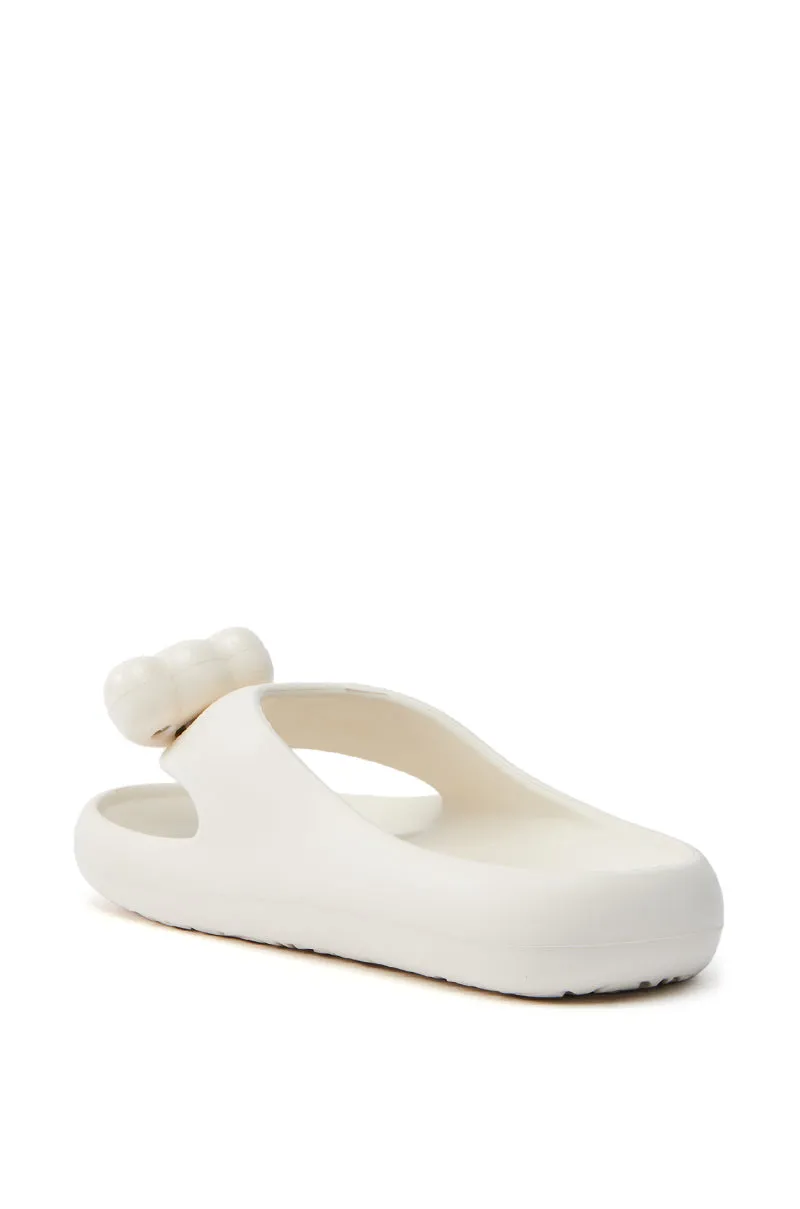 AKIRA COMPASSION WHITE SANDAL sold by AKIRA product image thumbnail 5