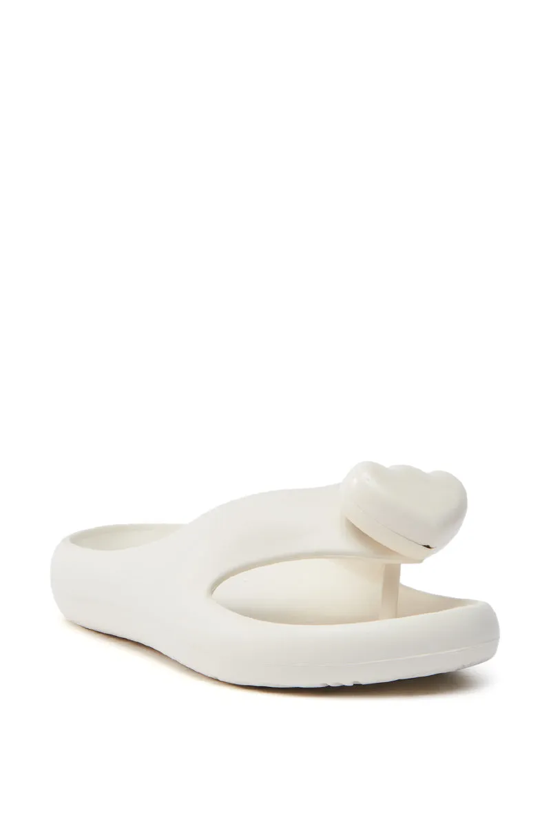 AKIRA COMPASSION WHITE SANDAL sold by AKIRA product image thumbnail 4