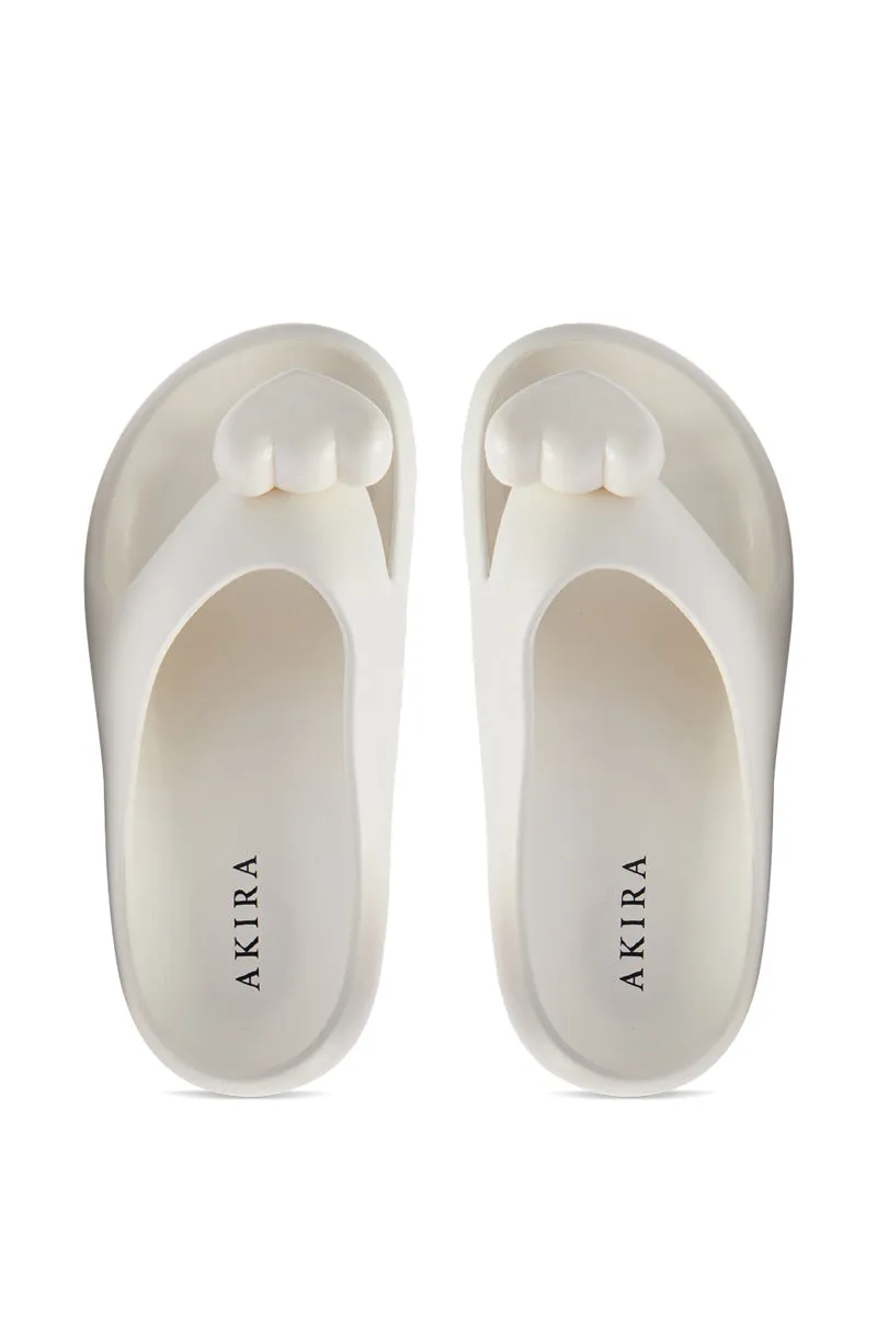 AKIRA COMPASSION WHITE SANDAL sold by AKIRA product image thumbnail 2