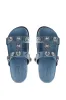 AZALEA WANG LUCINEA DENIM RHINESTONE SANDAL sold by AKIRA