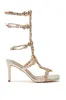 AZALEA WANG JONQUIL GOLD EMBELLISHED GLADIATOR SANDAL sold by AKIRA