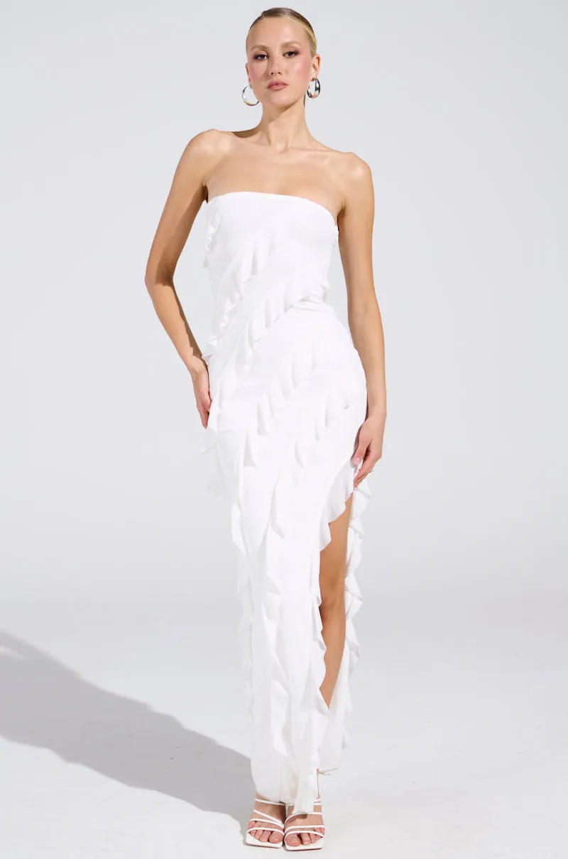 ELLA MESH TUBE DRESS IN WHITE sold by AKIRA product image thumbnail 2