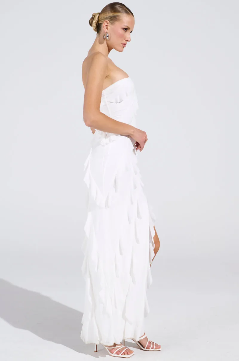 ELLA MESH TUBE DRESS IN WHITE sold by AKIRA product image thumbnail 5