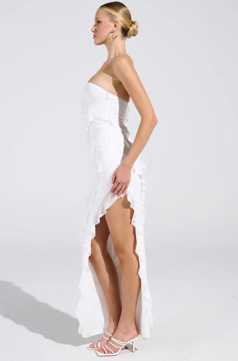 ELLA MESH TUBE DRESS IN WHITE sold by AKIRA product image thumbnail 4