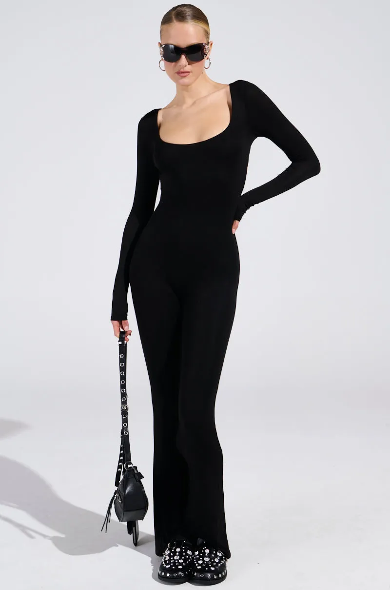IN YOUR DREAMS JUMPSUIT IN BLACK sold by AKIRA product image thumbnail 2
