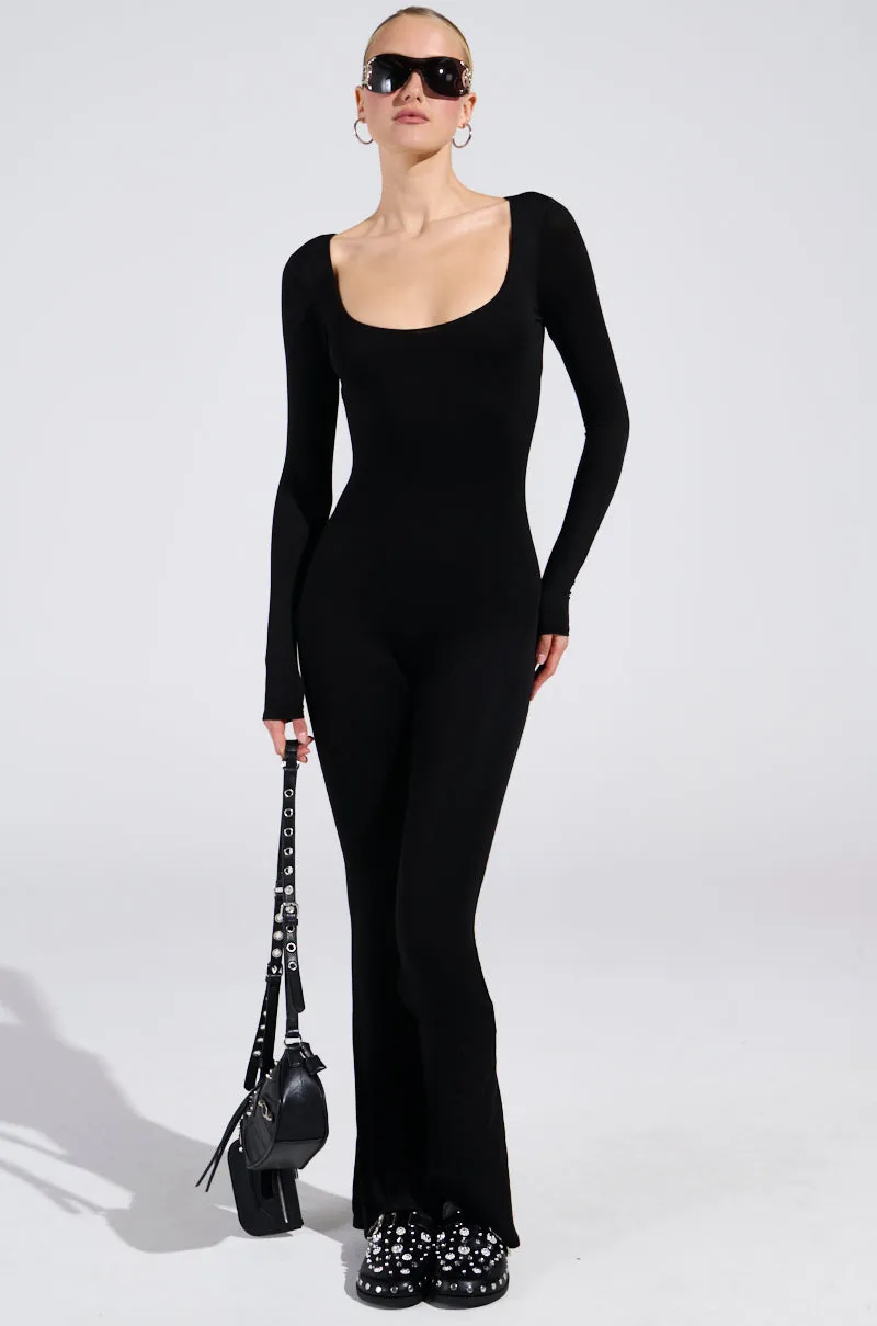 IN YOUR DREAMS JUMPSUIT IN BLACK sold by AKIRA product image thumbnail 3