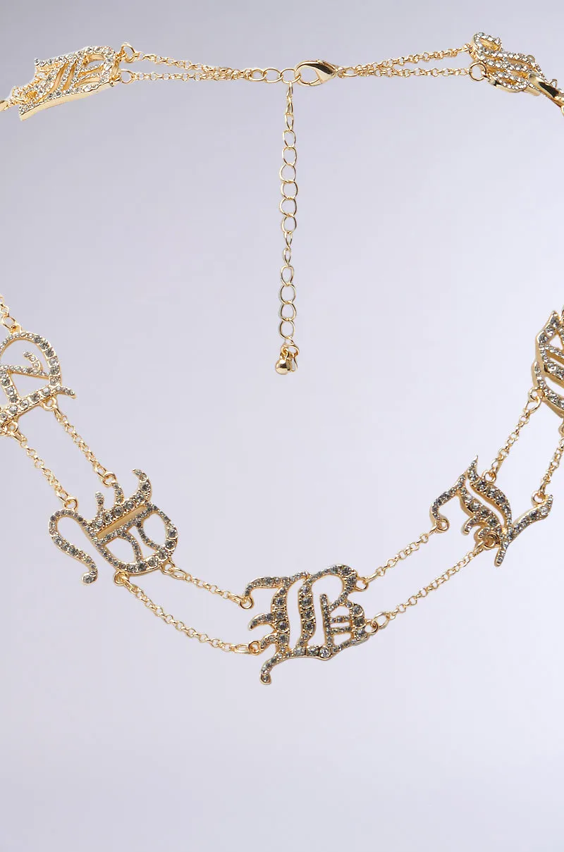 STAY BLESSED NECKLACE sold by AKIRA product image thumbnail 3