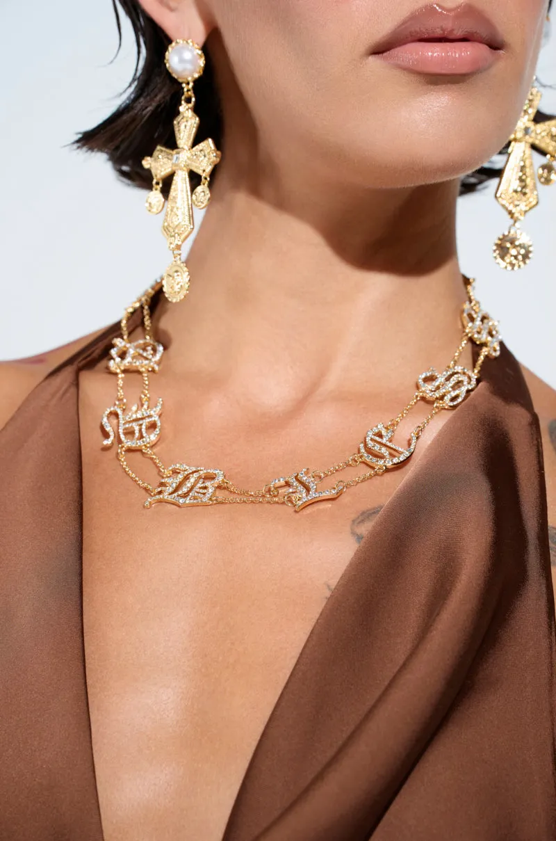 STAY BLESSED NECKLACE sold by AKIRA product image thumbnail 2