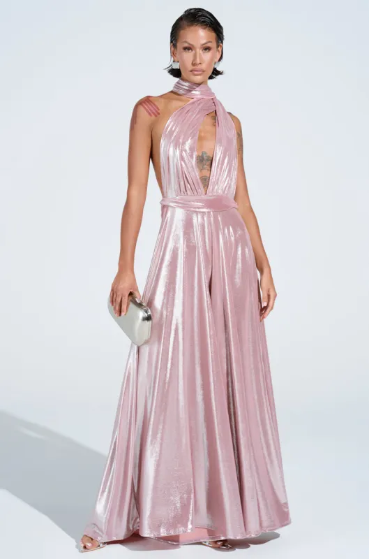 SHINE BRIGHT WEAR MULTIPLE WAYS JUMPSUIT sold by AKIRA