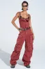 NOT INVITED CARGO JUMPSUIT sold by AKIRA