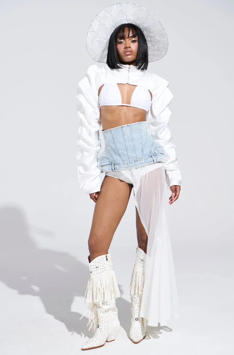 IYKYK DENIM PANT DETAIL BELT sold by AKIRA product image thumbnail 4