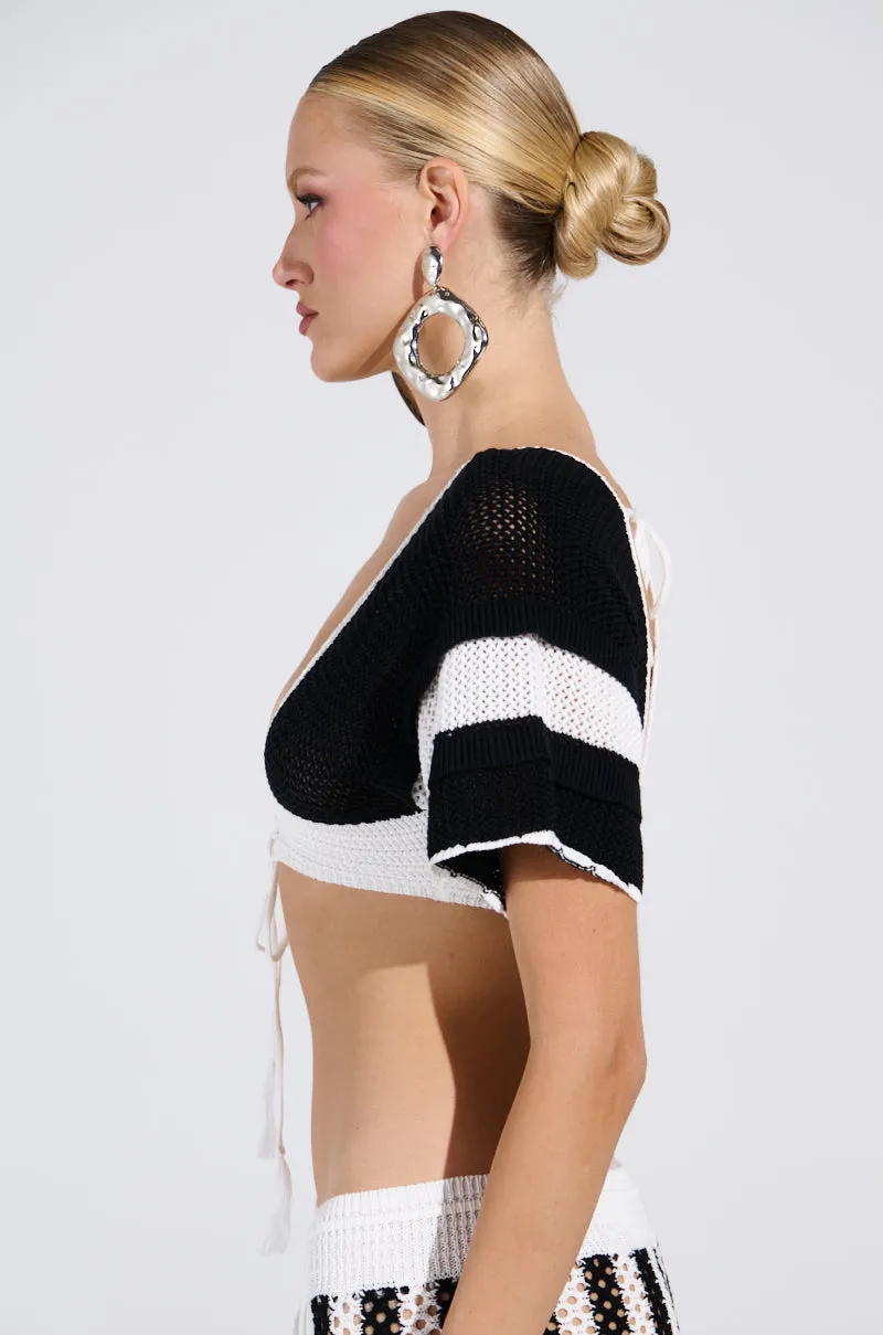 SUNNY DAYS CROCHET TOP sold by AKIRA product image thumbnail 3