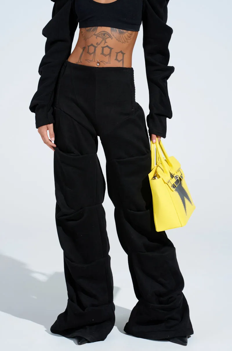 DONT MESS WITH ME STACKED JOGGER sold by AKIRA product image thumbnail 2