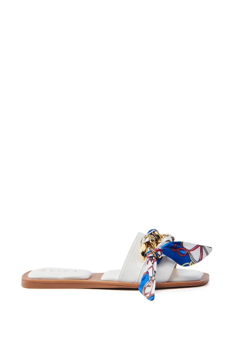 AKIRA LORCAN WHITE SANDAL sold by AKIRA product image thumbnail 3