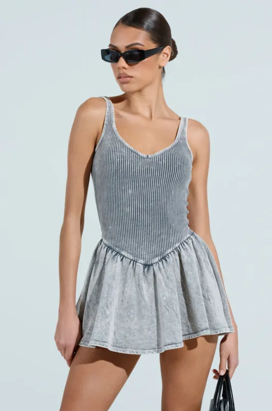 HELLO SUMMER KNIT MINI DRESS sold by AKIRA