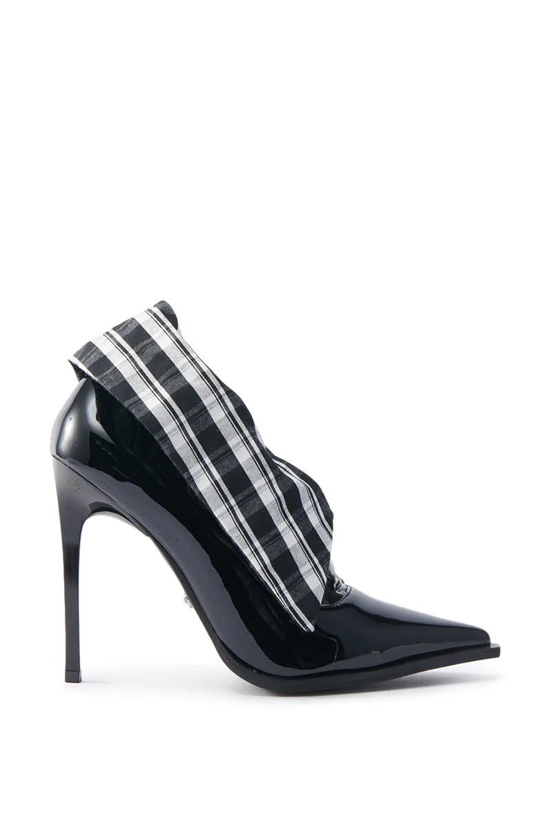 AZALEA WANG TLALLI BLACK COLLARED PUMP STILETTO sold by AKIRA product image thumbnail 4