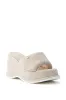  AZALEA WANG NATHALIA BEIGE NOVELTY FLATFORM SANDAL sold by AKIRA