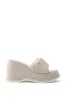  AZALEA WANG NATHALIA BEIGE NOVELTY FLATFORM SANDAL sold by AKIRA
