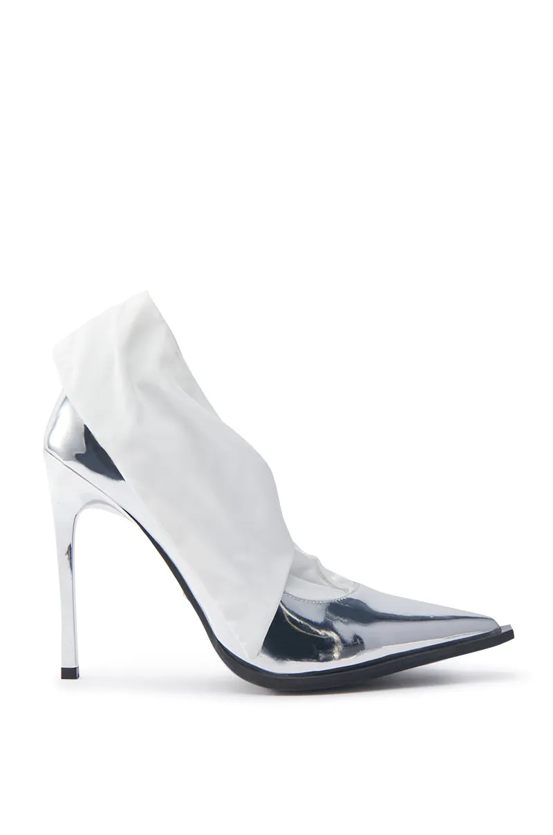 AZALEA WANG TLALLI SILVER PUMP STILETTO sold by AKIRA product image thumbnail 3