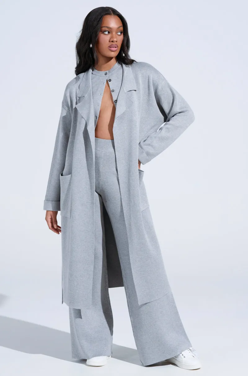COZY LUXE KNIT TRENCH sold by AKIRA product image thumbnail 2