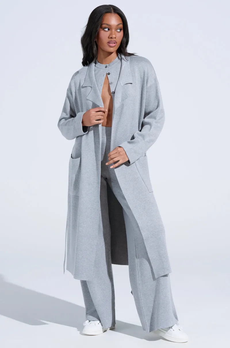 COZY LUXE KNIT TRENCH sold by AKIRA product image thumbnail 5