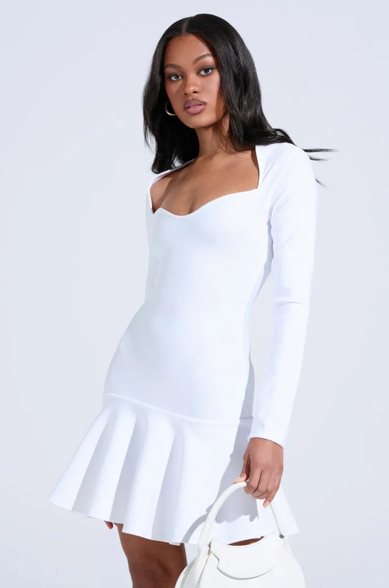 HIGHLY FAVORED BANDAGE MINI DRESS IN WHITE sold by AKIRA product image thumbnail 2