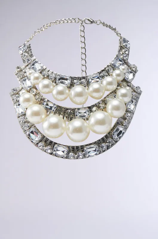 PRETTY IN PEARLS NECKLACE sold by AKIRA
