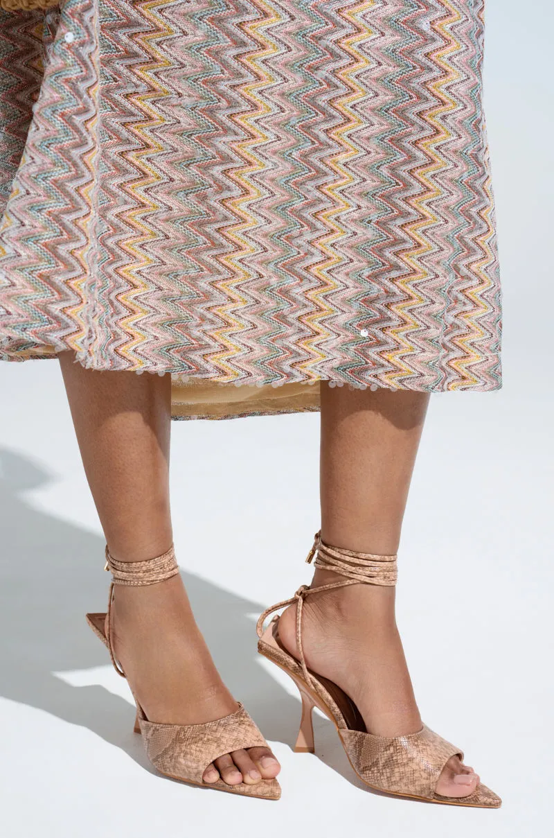 AKIRA OWENS TAN CHUNKY SANDAL sold by AKIRA product image thumbnail 3