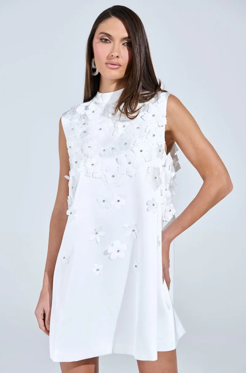 HILLARY FLORAL MINI DRESS sold by AKIRA product image thumbnail 4