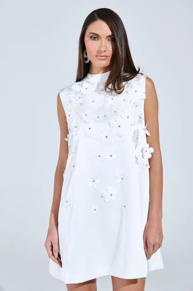 HILLARY FLORAL MINI DRESS sold by AKIRA product image thumbnail 3