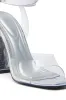 AZALEA WANG REMILIA SILVER CROC SANDAL WITH STRAP sold by AKIRA