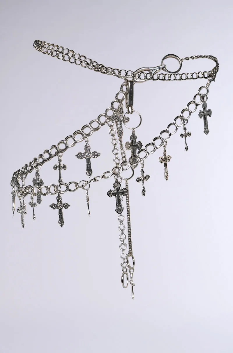 ULTIMATE CROSS CHAIN BELT sold by AKIRA product image thumbnail 4