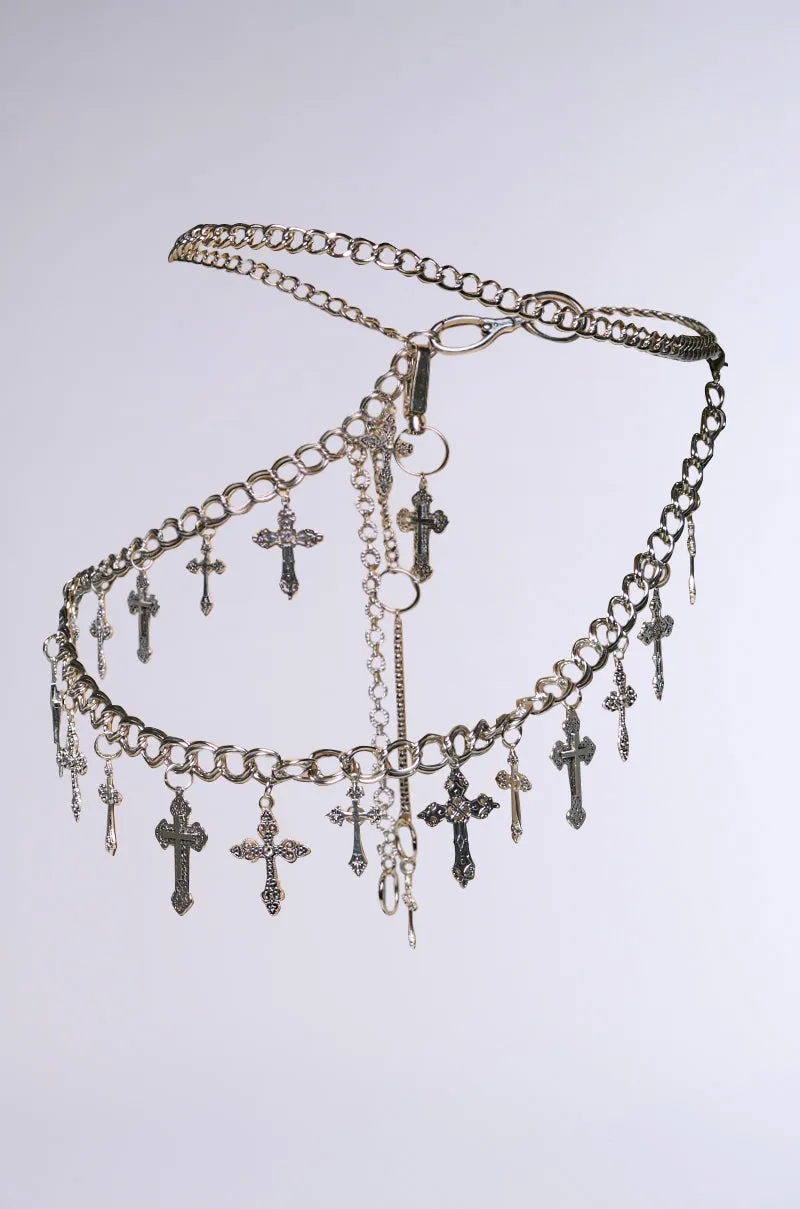 ULTIMATE CROSS CHAIN BELT sold by AKIRA product image thumbnail 5