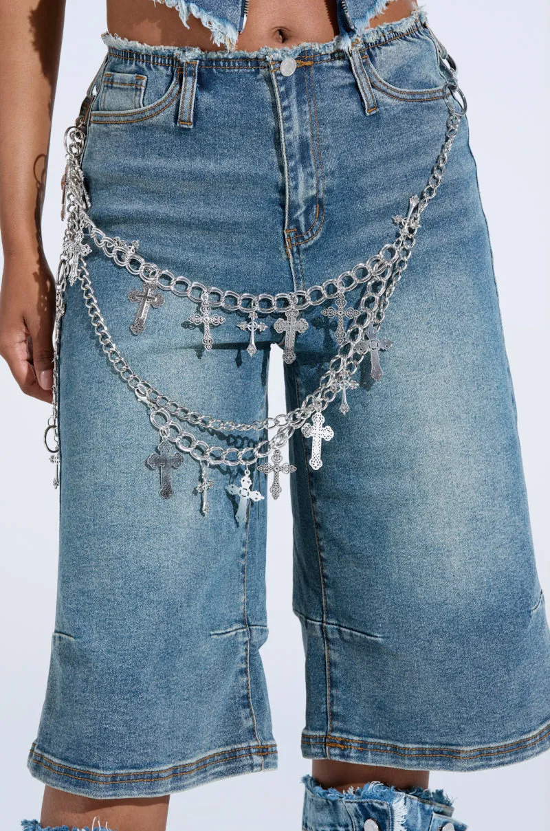 ULTIMATE CROSS CHAIN BELT sold by AKIRA product image thumbnail 3