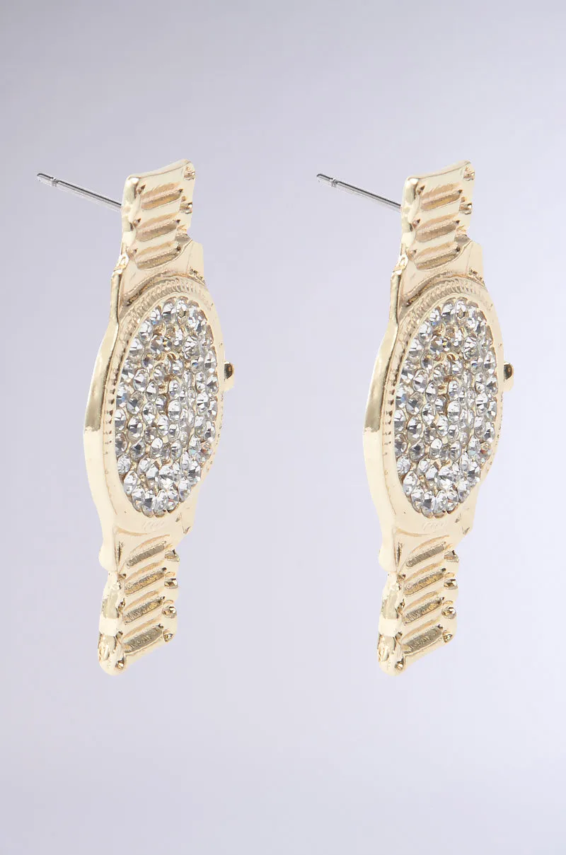 TAKE YA TIME EARRING sold by AKIRA product image thumbnail 3