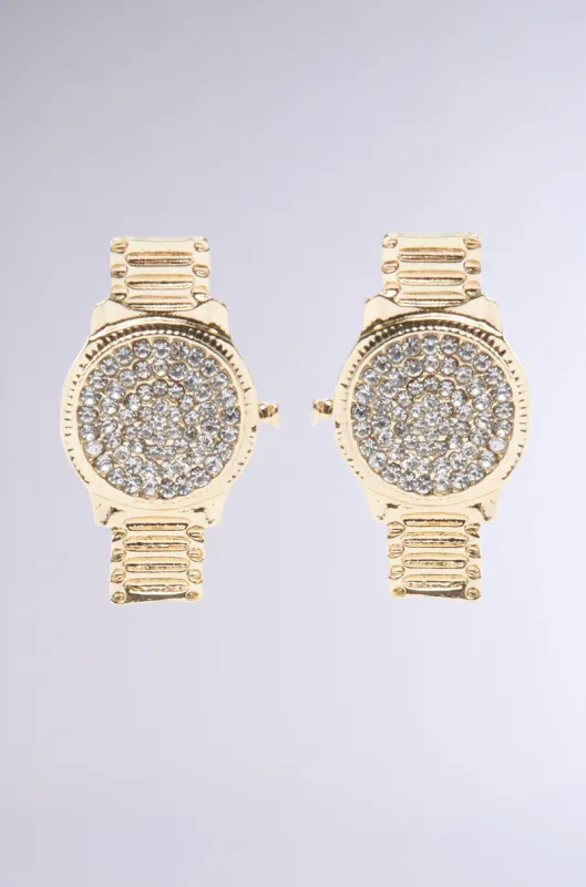 TAKE YA TIME EARRING sold by AKIRA