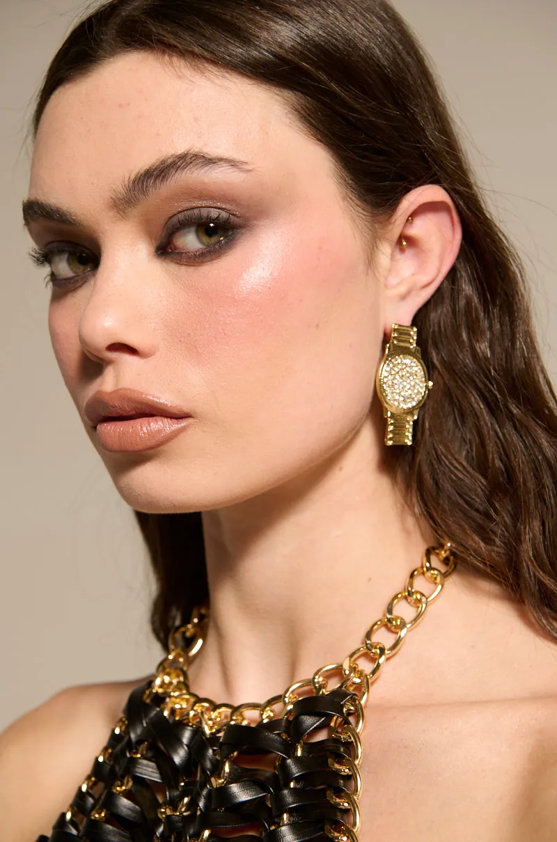 TAKE YA TIME EARRING sold by AKIRA product image thumbnail 2